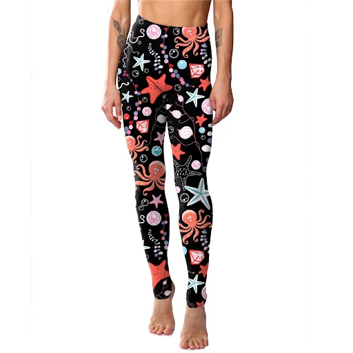 Title 7, Leggings a stampa digitale personalizzata con g...