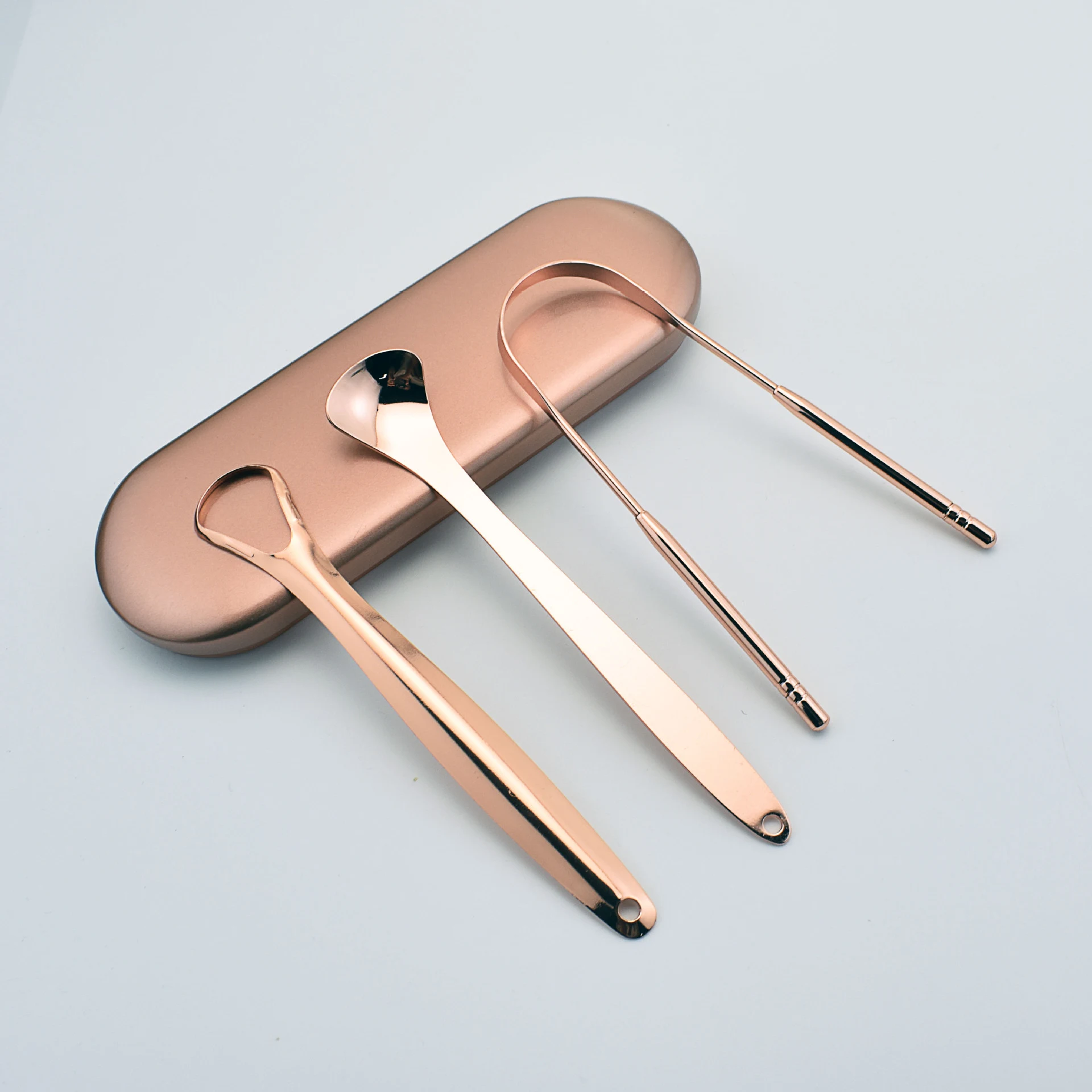 Stainless Steel Tongue Scraper Oral Care Tool Removes Bacteria, Freshens Breath, Improves Taste, Promotes Oral Hygiene, — photo 17