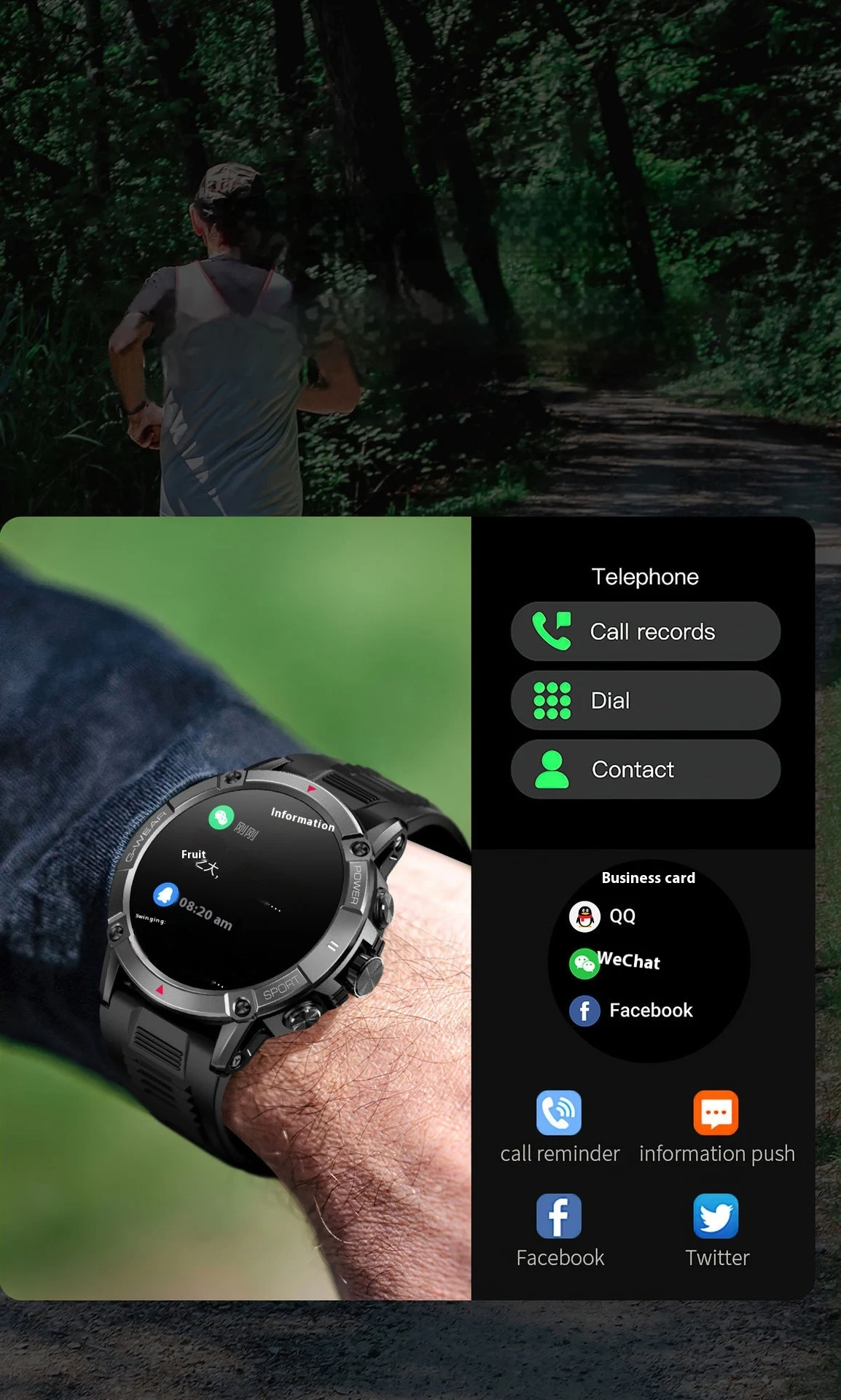 Bluetooth Calling Smart Watch with Heart Rate, Blood Pressure and Oxygen Monitoring. A Sports Bracelet to track your hea — photo 2