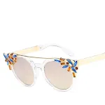 Transparent frame white mercur