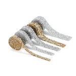 Adesivo Termofusível com Faixa de Diamante para Decoração DIY, Remendo, Tira de Borda, Corrente de Strass. Ideal para Capinhas de Celular e Embalagens. — foto 2