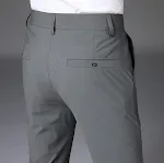 Men's Ice Silk Leggings Stretch Straight Casual Pants, Comfortable and Breathable, Perfect for Everyday Wear and Summer — photo 1