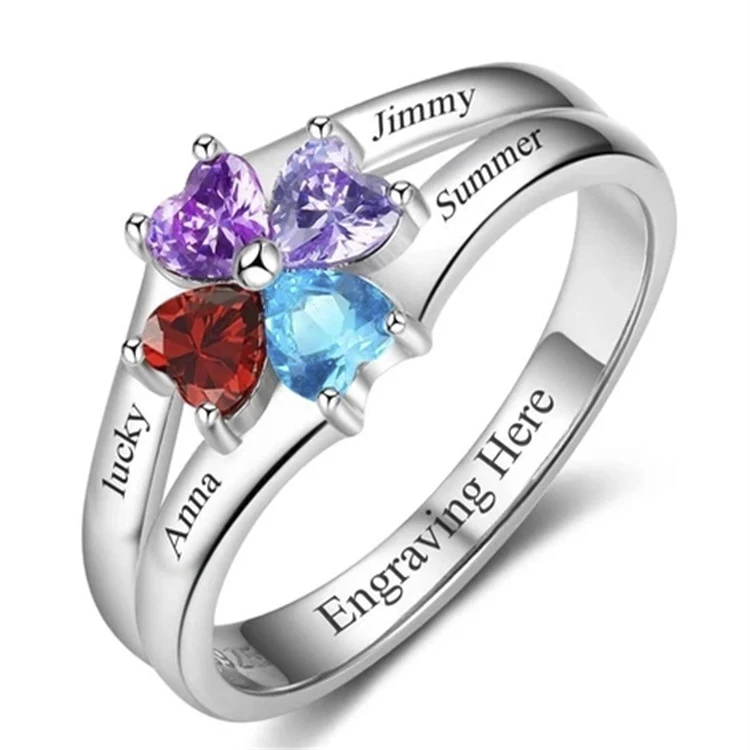 Anéis de namorados em prata com letras, um presente perfeito para casais. Anéis femininos e masculinos para simbolizar o amor eterno e a união. — foto 2