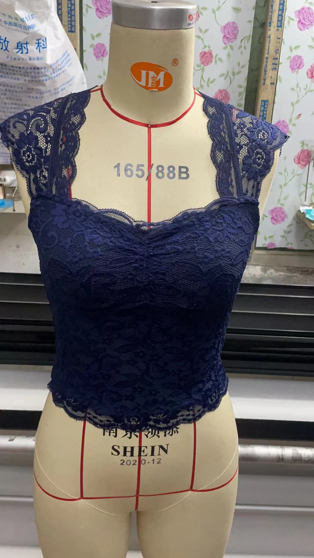 Title 6, Womens Lace Slim Short-sleeved Top for a styli...