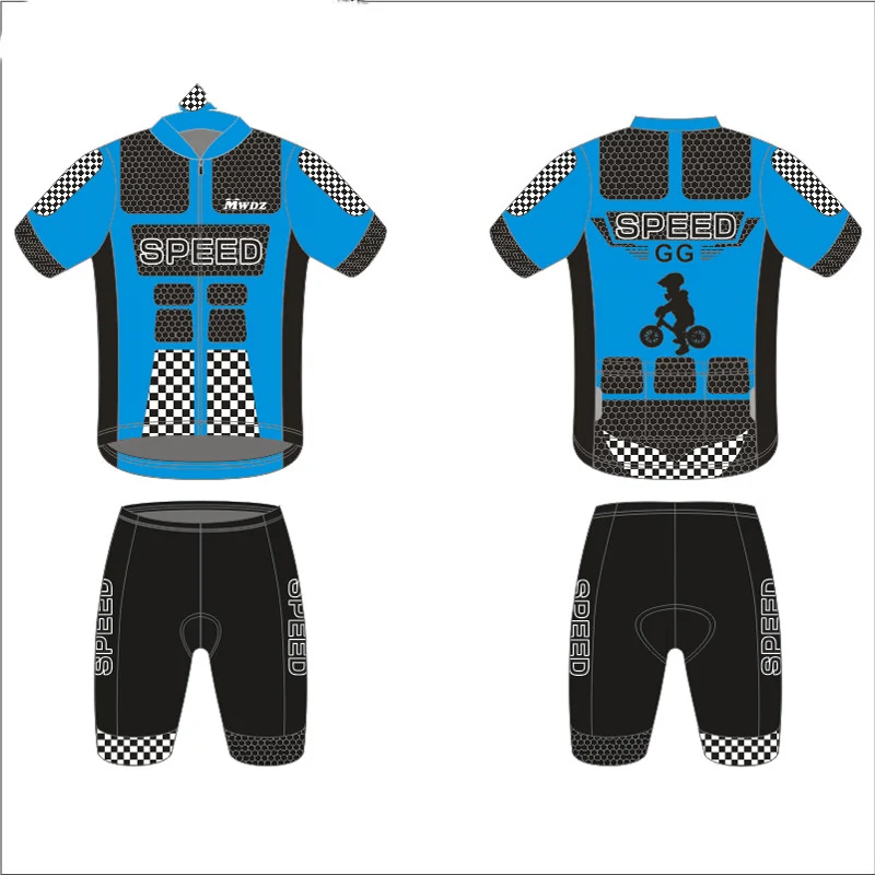 Maillot ciclismo fino manga larga y corta Balanced Wheels para ciclismo cómodo con equilibrio y libertad de movimiento — foto 1