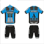 Maillot ciclismo fino manga larga y corta Balanced Wheels para ciclismo cómodo con equilibrio y libertad de movimiento — foto 1