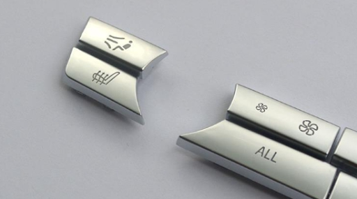 Title 4, Automotive Interior Air Conditioning Button Pan...