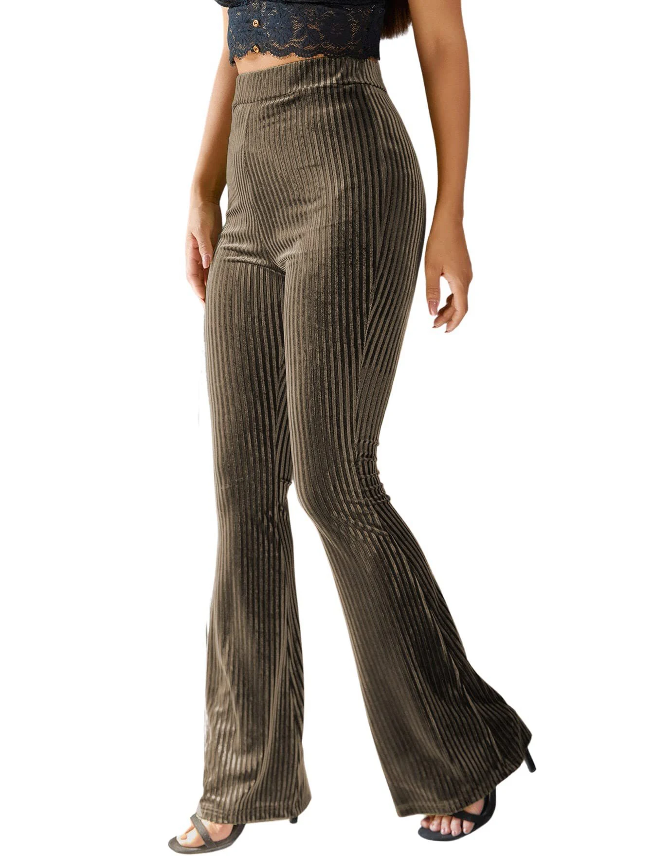 Title 26, New Womens Fashion Solid Color High Waist Gold...