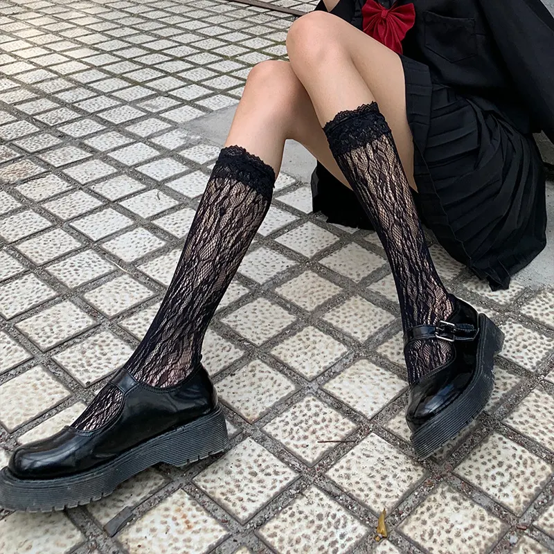 Title 4, Calcetines por encima de la rodilla Chica suave...