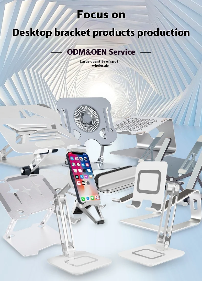 Title 5, Desktop Folding Tablet and Mobile Phone Stand m...