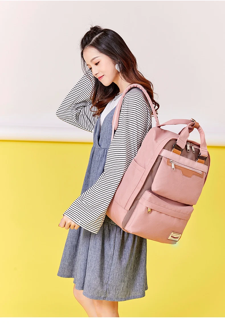 Mochila de viaje y ocio para estudiantes de secundaria. Resistente y espaciosa, ideal para viajes escolares y uso diario, con múltiples compartimentos. — foto 3