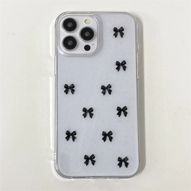 Title 1, Epoxy Glitter Bow iPhone 16 Pro Max Phone Case ...
