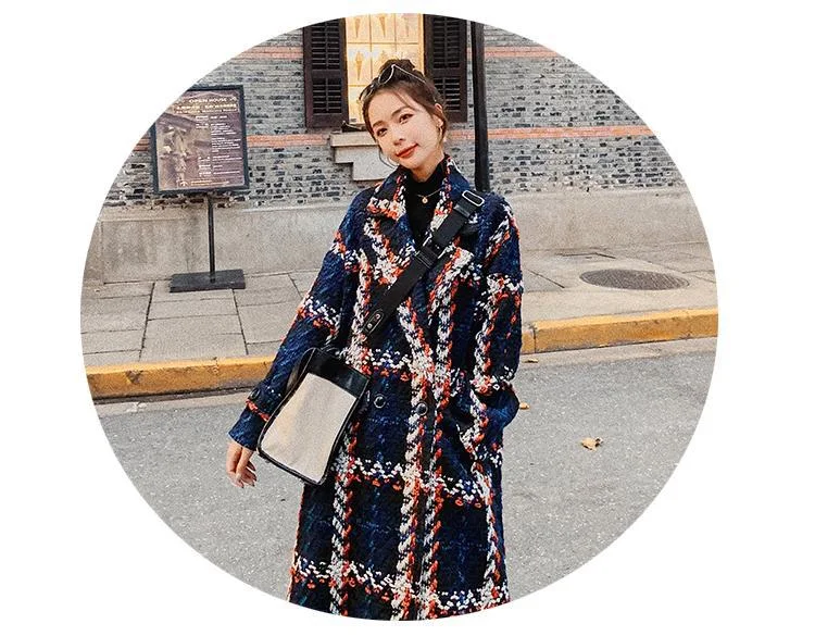Title 3, Contrasting Plaid Tweed Coat with Suit Collar, ...