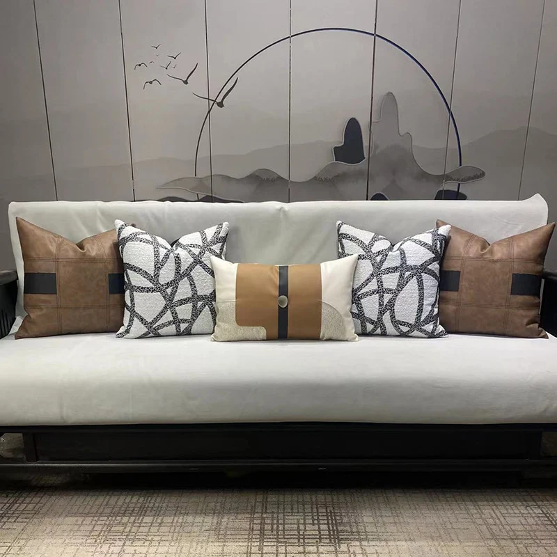 Capas de almofada para sofá de sala de estar e salão de chá. Adicione um toque elegante e aconchegante à sua casa com essas capas decorativas, macias e duráveis. — foto 10