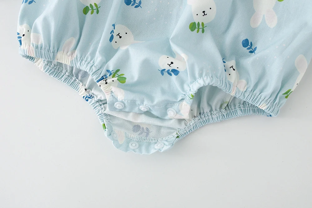 Title 4, Vestido infantil azul com mangas compridas esti...
