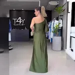 Fashion Women's Cinched Waist Slim-fit Evening Dress — photo 13