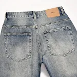 American Retro broek, los, flared, distressed, geplooid, water washed, niche mode, vintage uitstraling en comfort. — foto 15
