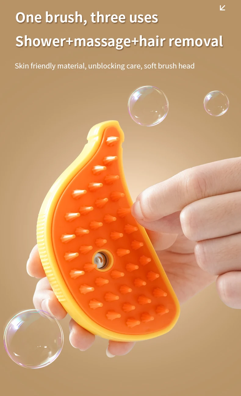 Title 4, Pet Hair Removal Cat Steamy Brush Massage Comb ...