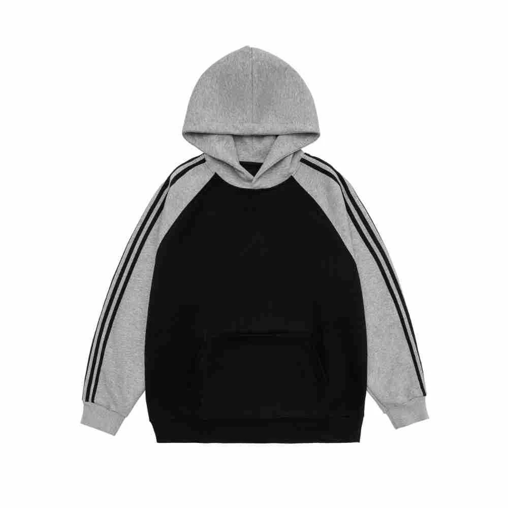 Blusa Raglan com Listras e Costura Contrastante, Unissex, Perfeita para um Look Moderno e Despojado, Conforto e Estilo. — foto 6
