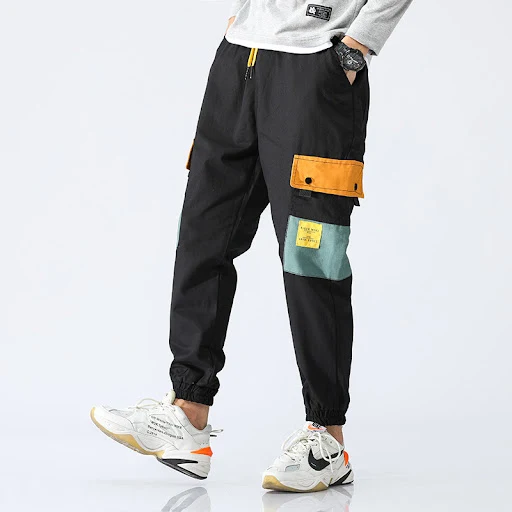 Title 7, Youth loose multi-pocket elastic waist bungee o...
