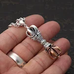 Pingente Vintage Vajra Mantra de Seis Palavras — foto 1