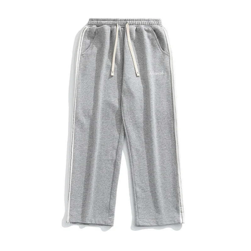 Men's Loose Versatile Athleisure Embroidered Sweatpants. Comfortable and stylish, perfect for casual wear, workouts, and — photo 4