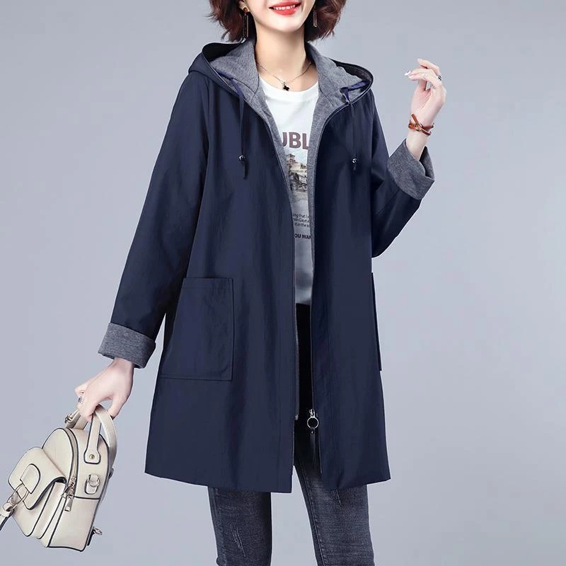 Plus Windbreaker For Women Baggy Coat The ultimate layer for comfort and protection. Stylish, relaxed fit for everyday w — photo 6