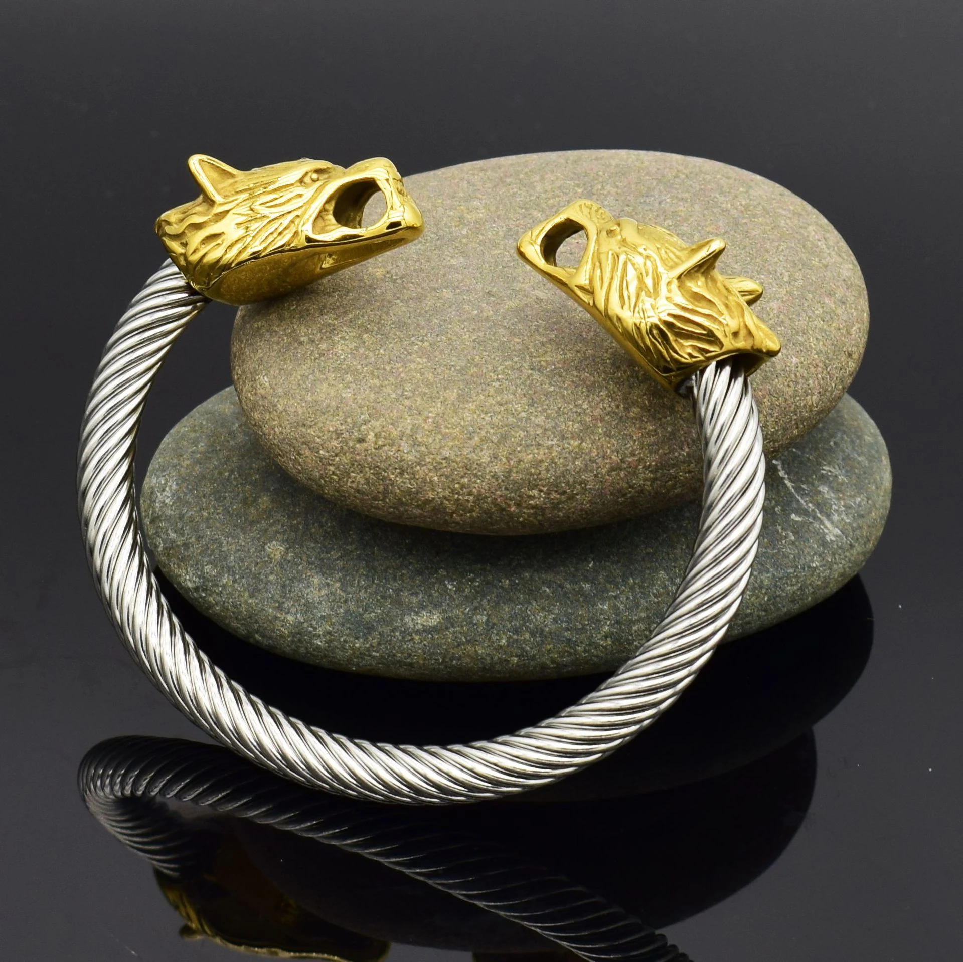 Title 1, Pulseira Torc Asgard Crafted de Aço Inoxidável ...