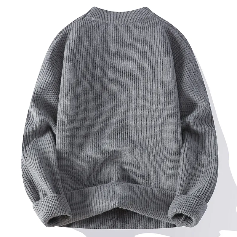 Men's Autumn and Winter Knitwear Coat, Loose and Handsome All-match Sweater, a stylish and versatile sweater perfect for — photo 9
