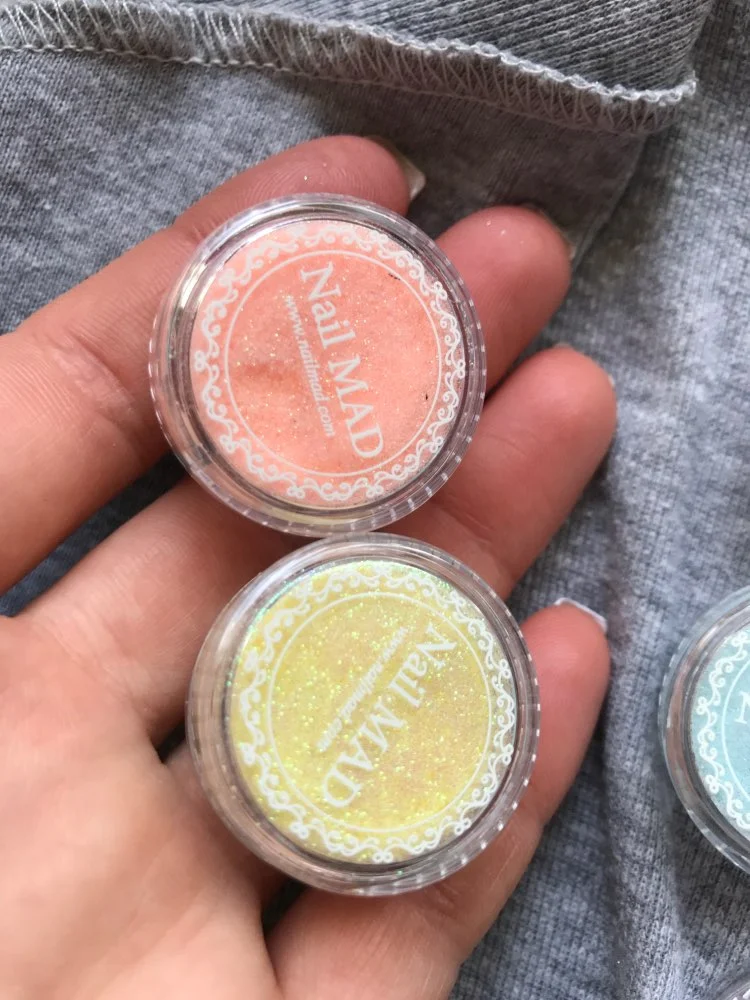 Title 3, Candy color nail glitter powder for dazzling na...