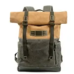 Mochila Britânica Retrô de Lona para Outdoor Grande Capacidade Viagem e Montanhismo Cores Vibrantes Ideal para Explorar — foto 2