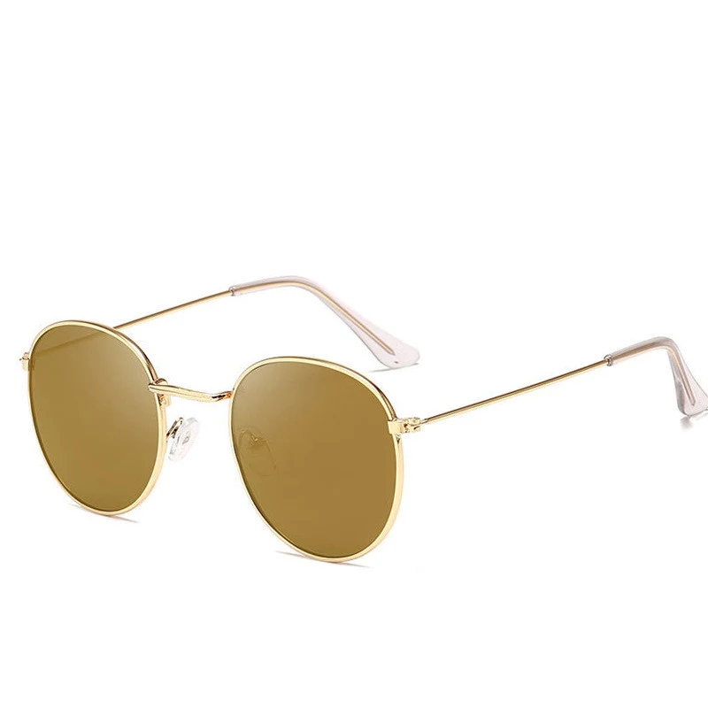 Title 8, All-match metal round sunglasses