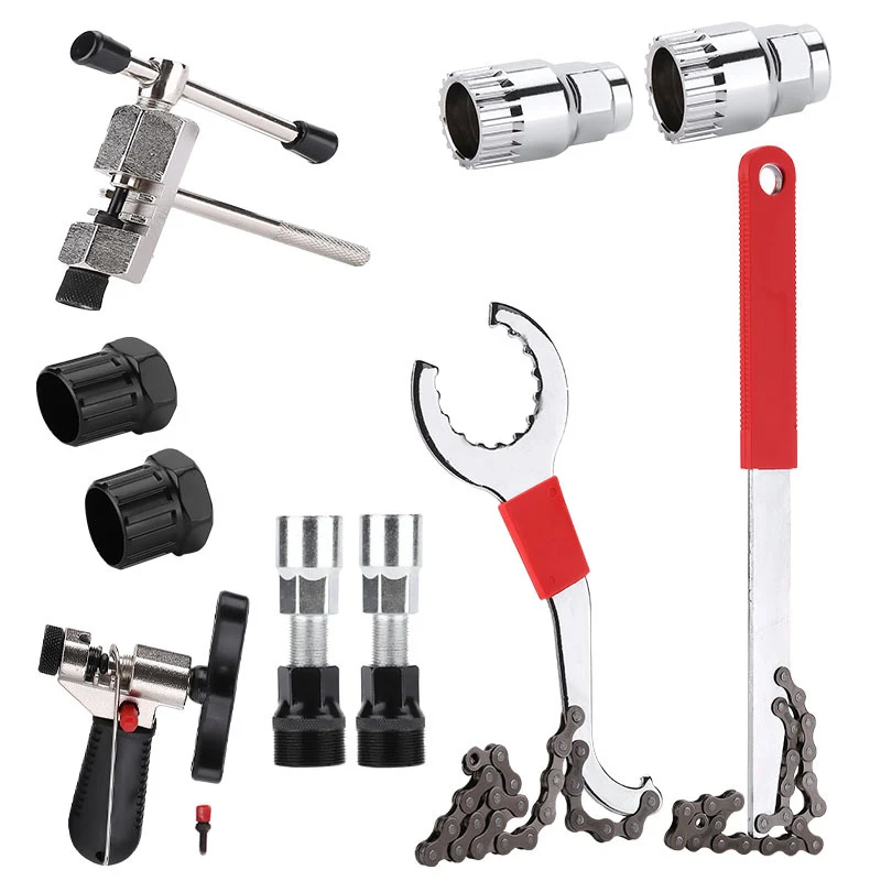 Mountain Bike Repair Tool Kit with Chain Cutter Fix Your MTB Quickly and Easily Complete Bicycle Repair Set — photo 41