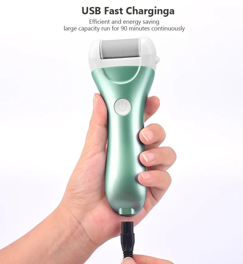 Title 8, Rechargeable Electric Foot File for Heels, Prof...
