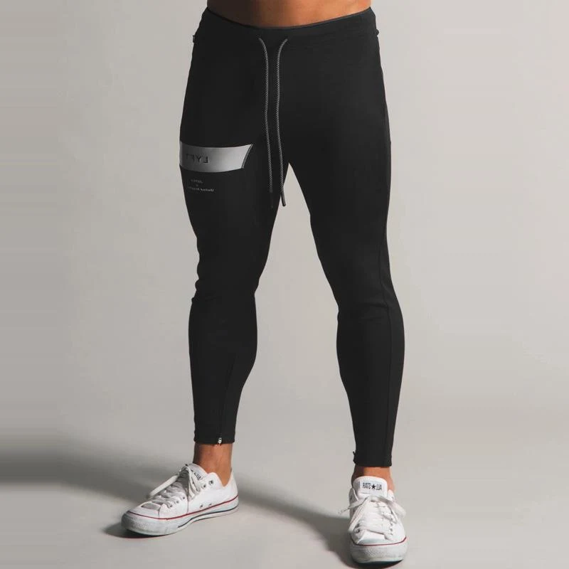 Slim fit sweatpants met voeten, lange casual fitness broek, comfortabel en ideaal voor sporten of relaxen, perfecte pasvorm. — foto 5