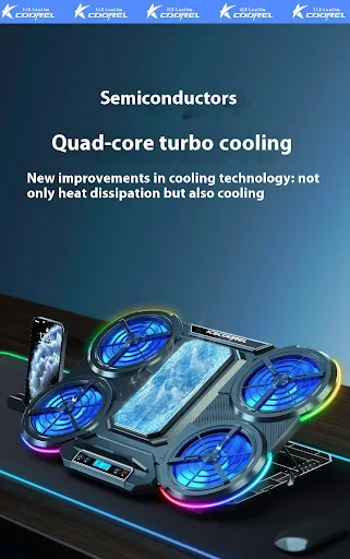 Title 6, Notebook Play Speed Cooling 4-core Laptop Coole...