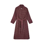 Women's Fashion Plaid Woolen Coat, Mid-length, Loose Waist, Popular Design, perfect for a stylish and comfortable winter — photo 4