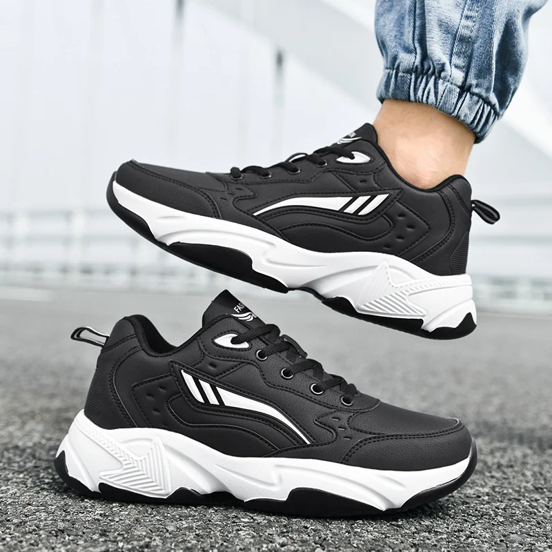 Plus Size Sneakers Men's Shoes Trend Korean Warm — photo 1