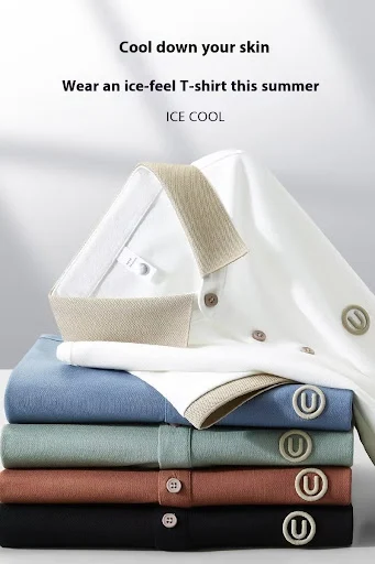 Title 17, Thin Business Fashion Loose Mens Short Sleeve ...