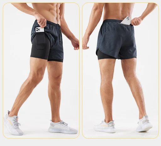 Title 9, Mens Loose Three-point Quick-drying Lined Anti...