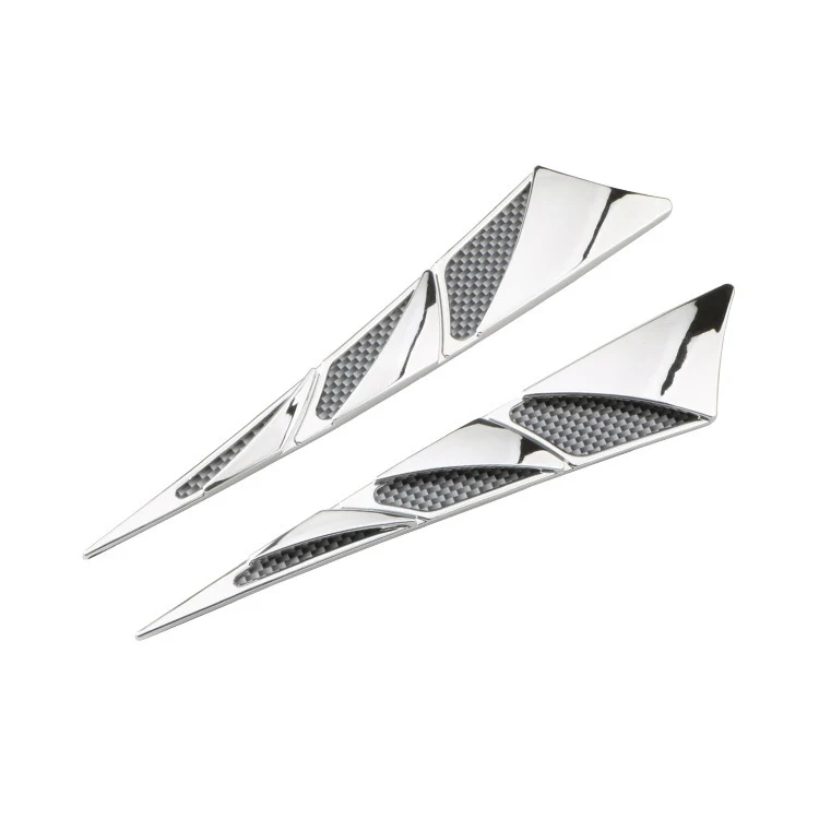 Car Modification Simulation Air Vent Shark Gills Decorative Side Air Vent Door Small Sticker Fake Air Outlet Body Fender — photo 1