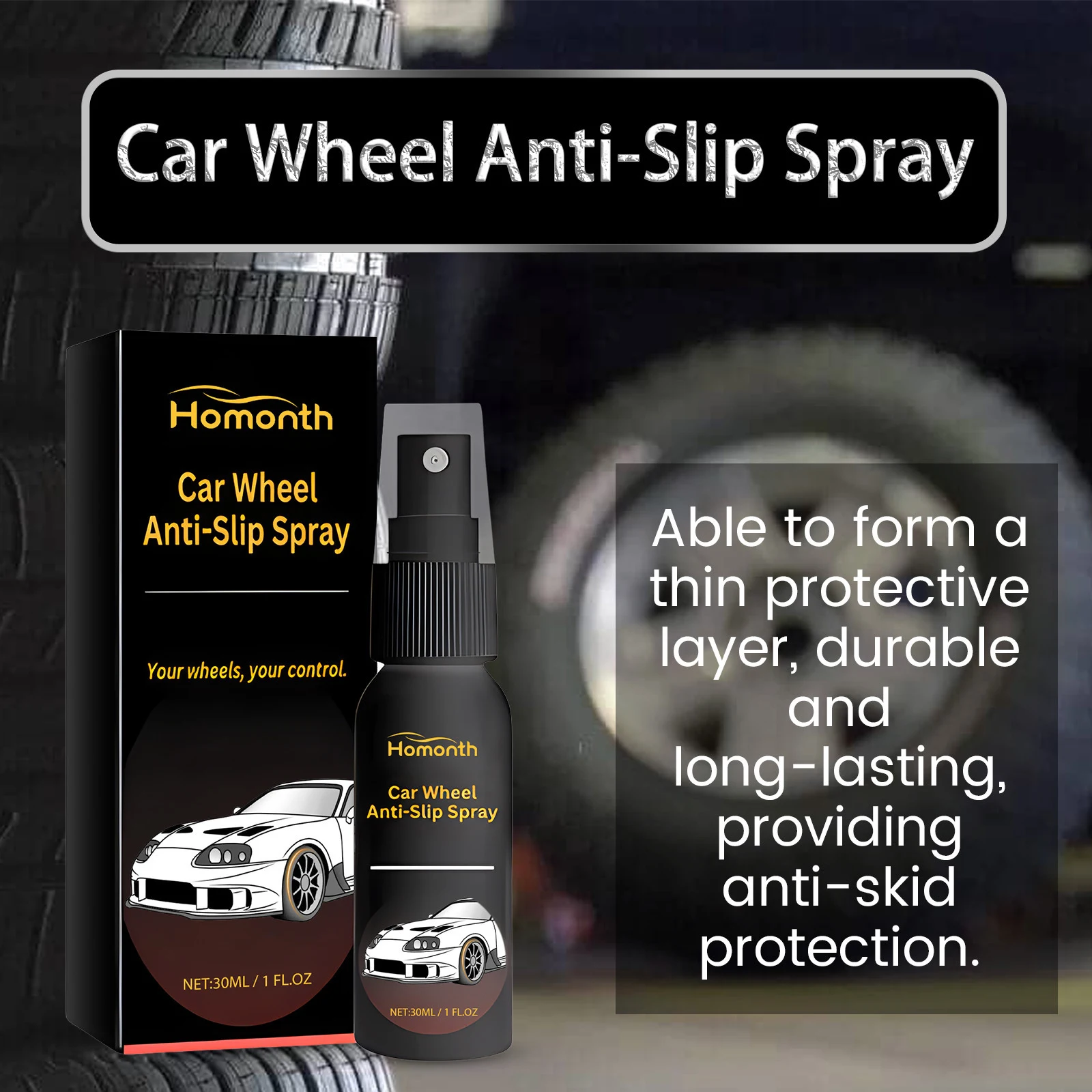 Decontamination Care Repair Wheel Anti-skid Cleaner Cleans, repairs, and prevents skidding. Ensure safe and clean wheels — photo 18