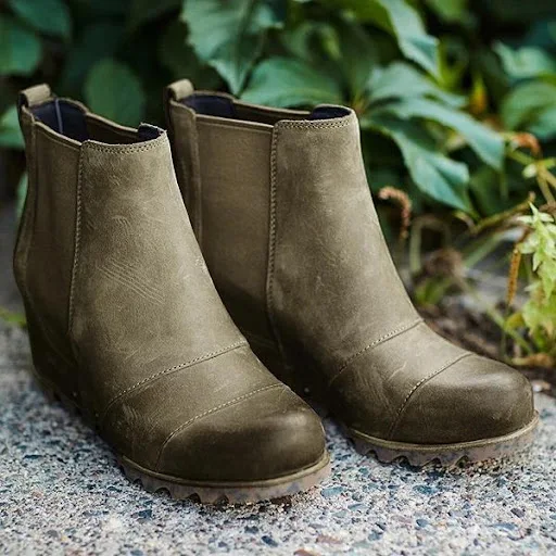 Title 2, European and American Wedge Heel Martin Boots f...