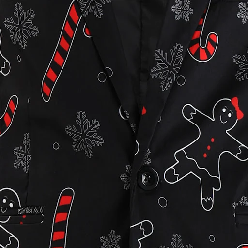 Title 7, Terno Estampado da Série Natal Somente Terno Ce...