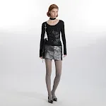 U-neck Long-sleeved Pullover Jacquard Special-interest Design Hot Girl Top for a chic and stylish look, perfect for any — photo 6