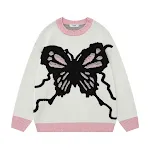 Loose Sweet Cute Jacquard Round Neck Knitted Sweater. Cozy and charming sweater for a comfortable and stylish everyday l — photo 22