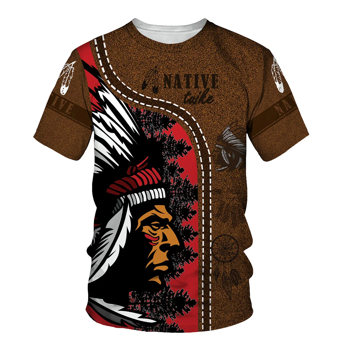 Title 7, Digital Bedrucktes T-Shirt für Indische Herren,...