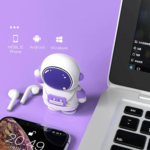 Title 4, Silicone Bluetooth Headset for Astronauts Secur...