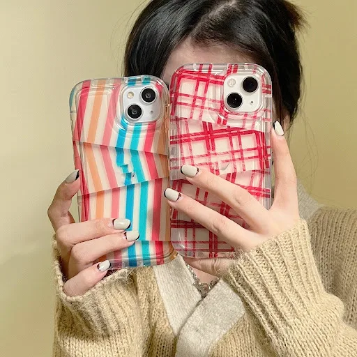Title 3, Capinha de celular com design simples, xadrez i...