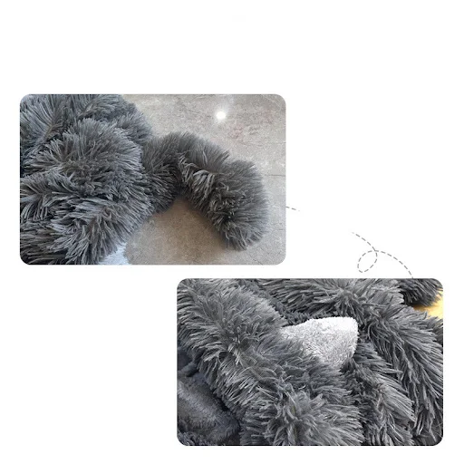 Title 3, PV Plush Pet Sleeping Bag for Autumn and Winter...